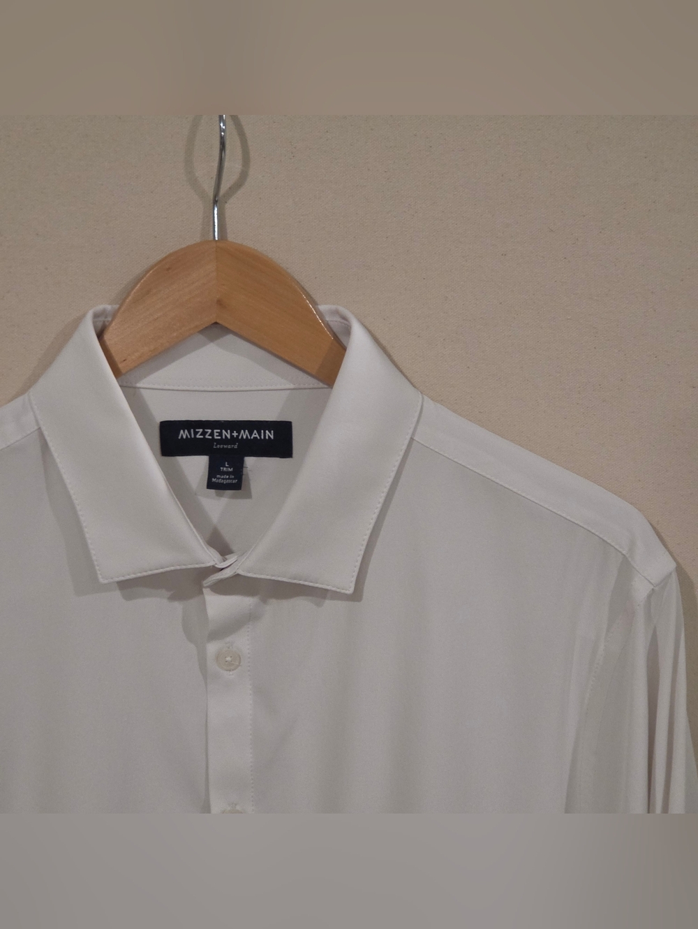 Mizzen + Main Leeward Collection Trim Fit Button Down L